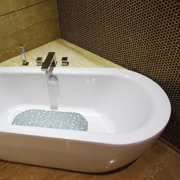 Tappetino antiscivolo per la vasca 35x68 cm Galets – MSV