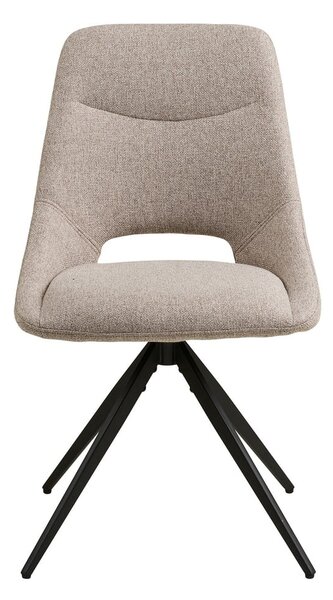 Sedia da pranzo beige in imbottito Dokka – House Nordic