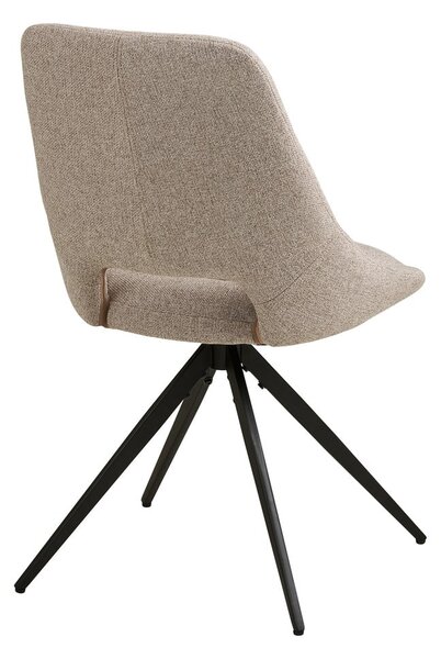 Sedia da pranzo beige in imbottito Dokka – House Nordic