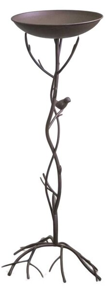 Spegnisigarette Posacenere da Esterno 37x35xh95 cm in Metallo Marrone