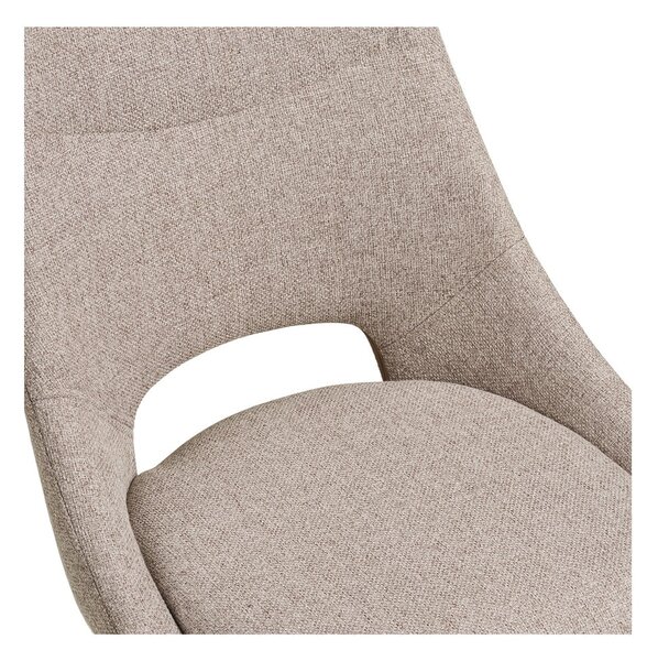 Sedia da pranzo beige in imbottito Dokka – House Nordic