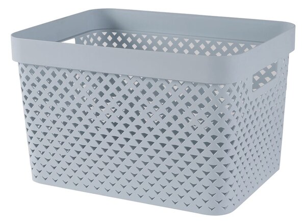 Scatola azzurra in plastica 35,5x26x22 cm Pure – Curver