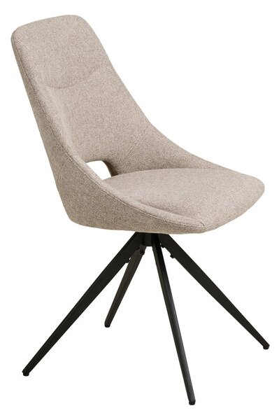 Sedia da pranzo beige in imbottito Dokka – House Nordic