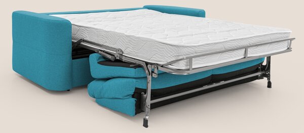 Cupido Divano letto materasso H18 cm e schienale alto in tessuto imper