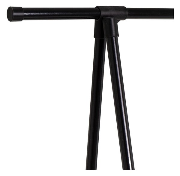 Stand appendiabiti nero in metallo su ruote 84x43x156 cm – Casa Selección