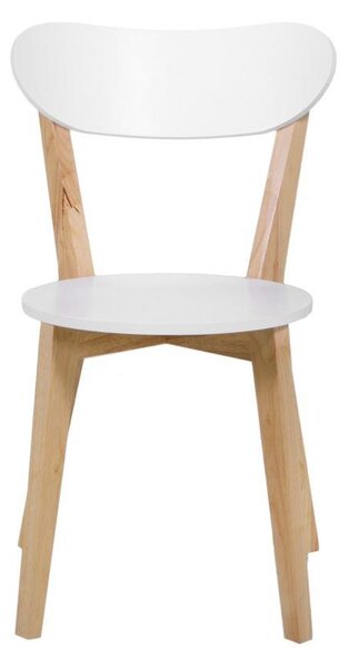 Sedia Bar 46x54,5xh79 cm in Legno MDF Bianco