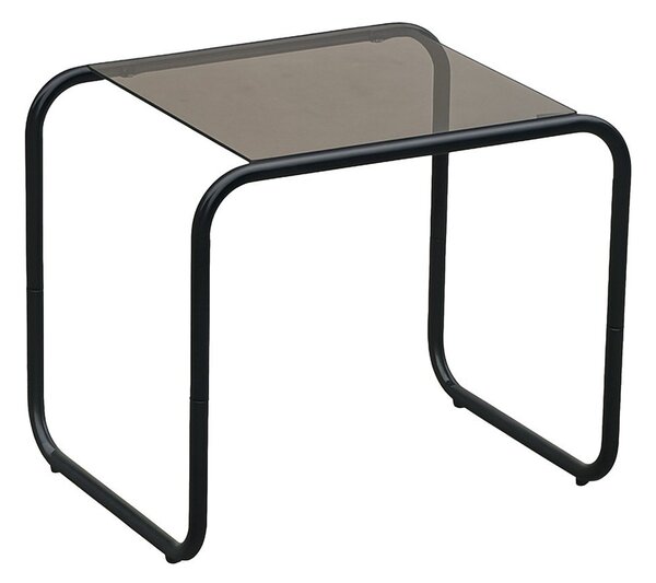 Tavolino con piano in vetro 40x50 cm Ventana – Leitmotiv