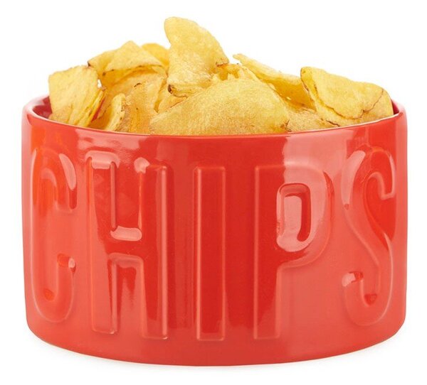 Ciotolina da portata rossa in ceramica 1 l Chips – Balvi