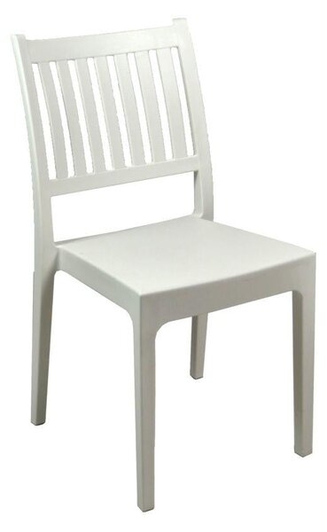 Sedia Minerva 52x46xh87 cm in Plastica Bianco