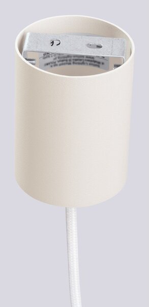Lampadario color crema con paralume in vetro ø 12 cm Orbital – Sollux