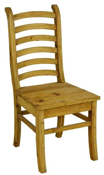 Sedia Erin 46x56xh 99 cm in Legno di Pino Naturale