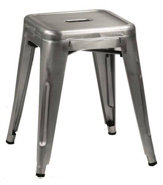 Sgabello Bristol 39x39xh45 cm in Ferro Galvanizzato