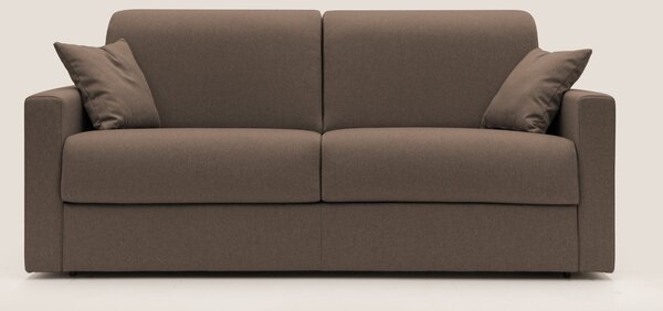 Chris Divano letto matrimoniale in tessuto impermeabile T13 marrone