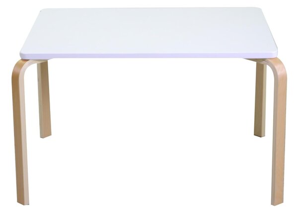Tavolino Rettangolare 80x60xh50 cm in Legno Bianco