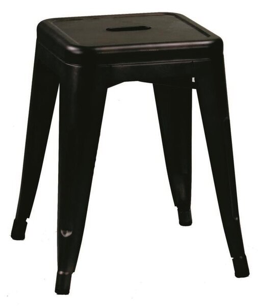Sgabello Bristol 39x39xh45 cm in Ferro Marrone