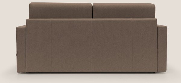 Chris Divano letto matrimoniale in tessuto impermeabile T13 marrone