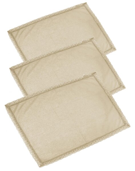 Set 3 Canovacci da Cucina 50x70 cm Amelie Beige