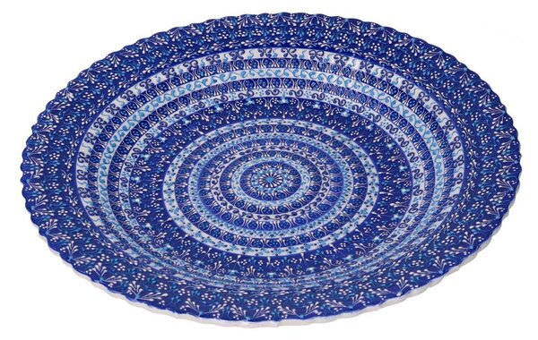 Centrotavola da Cucina Ø40xh4 cm in Ceramica Blu