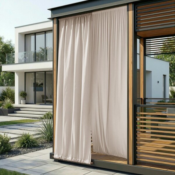 Tenda parzialmente oscurante/da esterno color crema 200x250 cm Calisto – Filumi