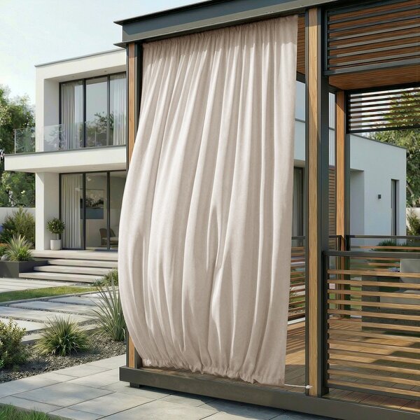 Tenda parzialmente oscurante/da esterno color crema 200x250 cm Calisto – Filumi
