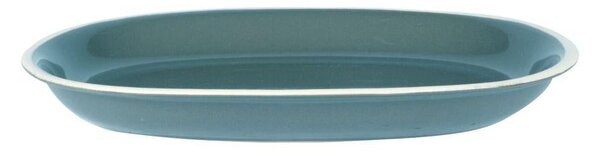 Piatto Ovale 36x25,5xh4,5 cm in Gres Porcellanato Otello Blu