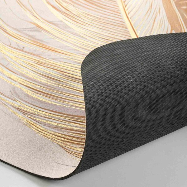 Tappetino per il bagno marrone chiaro 50x120 cm Angelica – douceur d'intérieur