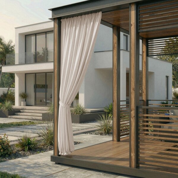 Tenda parzialmente oscurante/da esterno color crema 200x250 cm Calisto – Filumi