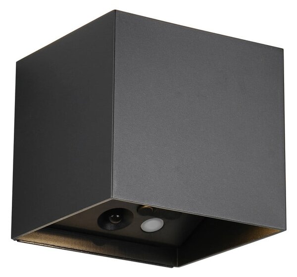 Illuminazione esterna LED con ricarica USB con sensore di movimento da parete (altezza totale 10 cm) Genie – Reality