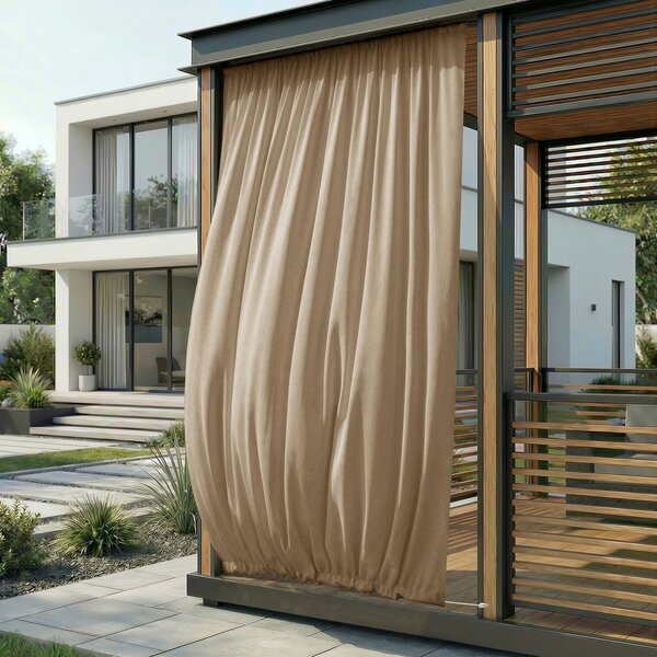 Tenda parzialmente oscurante/da esterno beige 155x250 cm Calisto – Filumi