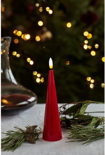 Candela a LED con alimentazione a batteria (altezza totale 17 cm) Sille – Sirius