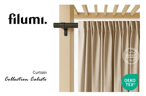 Tenda parzialmente oscurante/da esterno beige 155x250 cm Calisto – Filumi