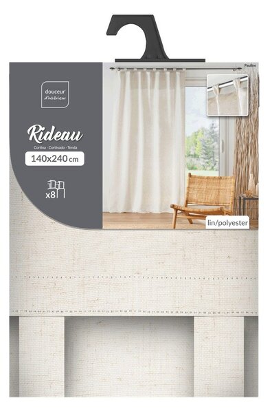 Tenda color crema 140x240 cm Pauline – douceur d'intérieur