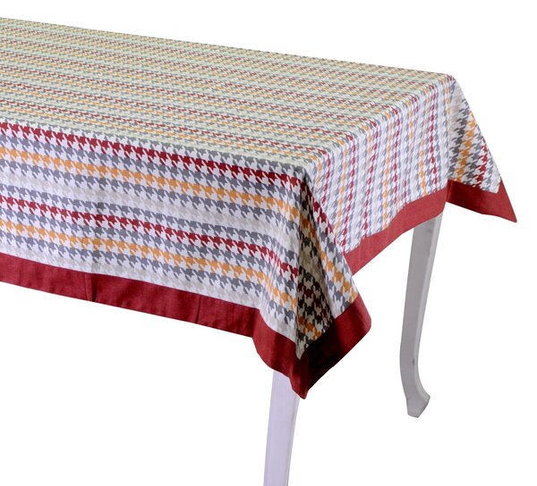 Tovaglia Rettangolare 140x180 cm in Cotone 180 GSM London Bordeaux