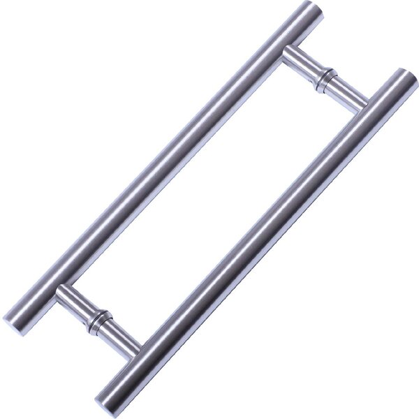 Brugel Porta Scorrevole In Vetro Temperato Smerigliato con Binario e Maniglia 90x205 cm - E7000D