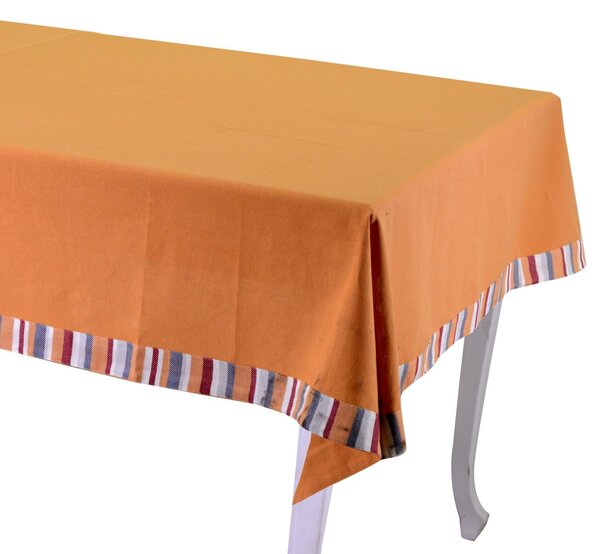 Tovaglia Rettangolare 140x180 cm in Cotone 180 GSM Stripe Bordeaux