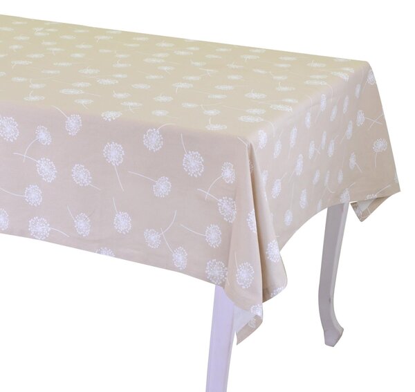 Tovaglia Rettangolare 140x180 cm in Cotone 180 GSM Tessuto Life Beige
