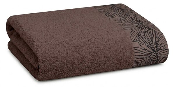 Asciugamano tipo terry marrone in cotone 50x100 cm Valencia – My House