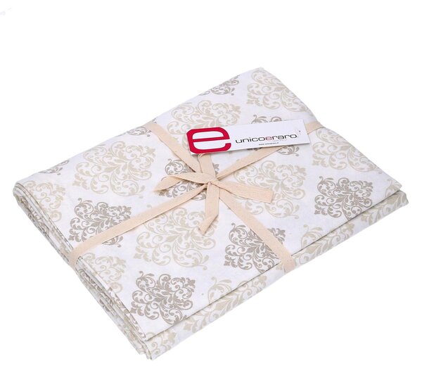 Tovaglia Rettangolare 140x240 cm in Cotone 180 GSM Venice Bianco