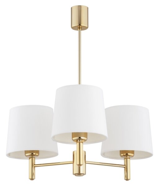 BRILAGI - Lampadario su asta MONTE 3xE27/60W/230V crema/oro