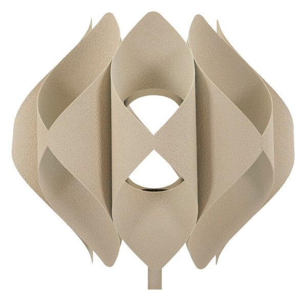 Lampada da terra beige con paralume in metallo (altezza totale 155 cm) Space – Mauro Ferretti