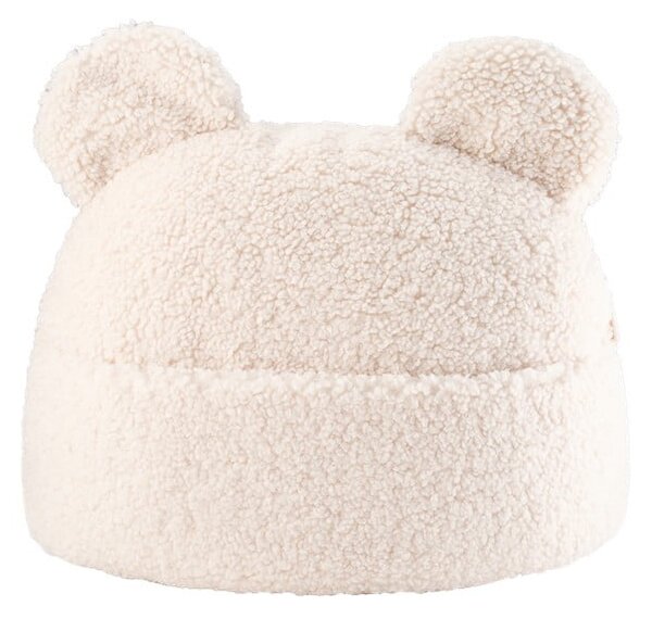 Cuscino per divano da bambini color crema con rivestimento in bouclé Teddy Pouch – Wigiwama