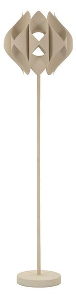 Lampada da terra beige con paralume in metallo (altezza totale 155 cm) Space – Mauro Ferretti