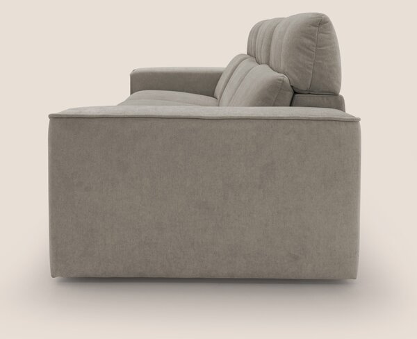 Clark Divano modulare 3 sedute con opzione relax elettrico in tessuto