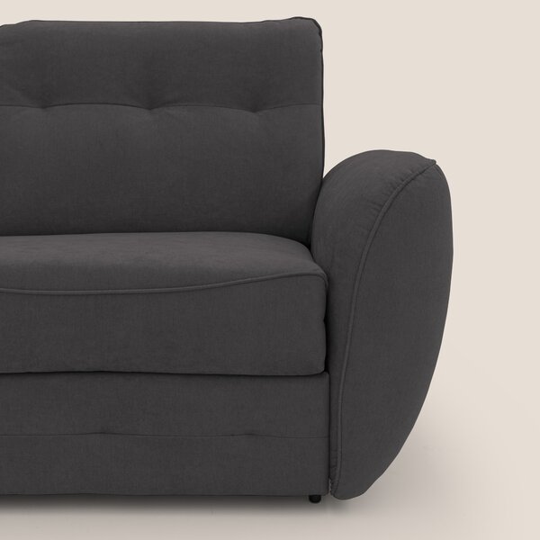 Zeus Divano letto scandinavo con schienale alto in tessuto impermeabil