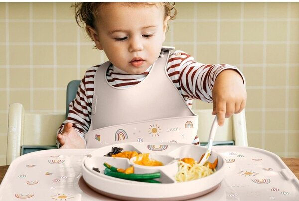 Set da pranzo per bambini in plastica 3 pz Sunshine & Rainbow – Mepal