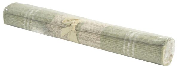 Tappeto Bagno Design Scozzese 50x90 cm in Cotone Verde