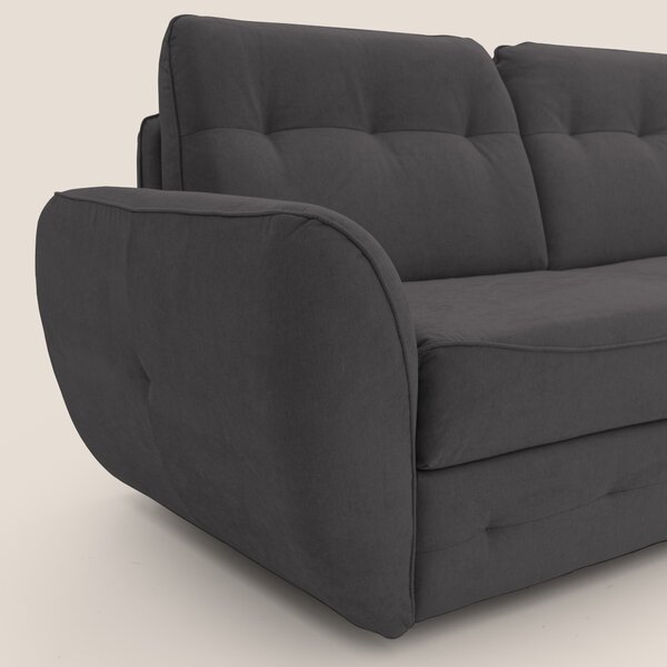 Zeus Divano letto scandinavo con schienale alto in tessuto impermeabil