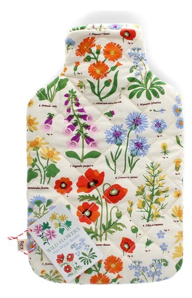 Borsa dell'acqua calda in cotone 1,2 l Wild Flowers – Rex London