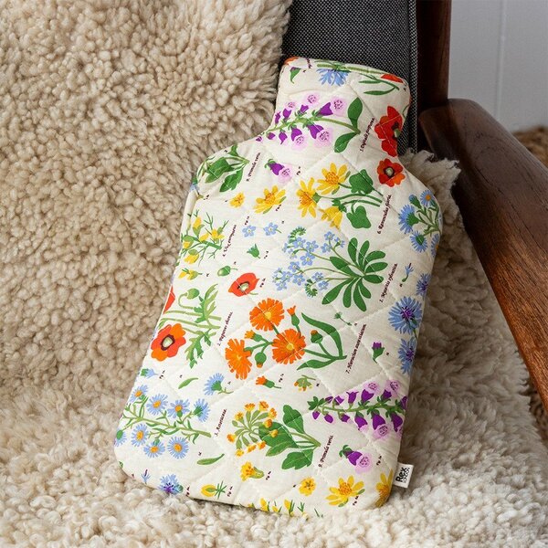 Borsa dell'acqua calda in cotone 1,2 l Wild Flowers – Rex London