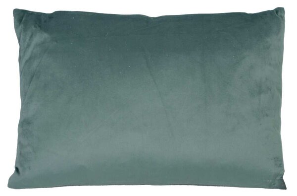 Cuscino Decorativo Rettangolare 35x50xh10 cm in Velluto Verde Salvia